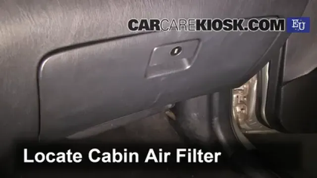 2004 Toyota Corolla Colour 1.6L 4 Cyl. Air Filter (Cabin) Replace